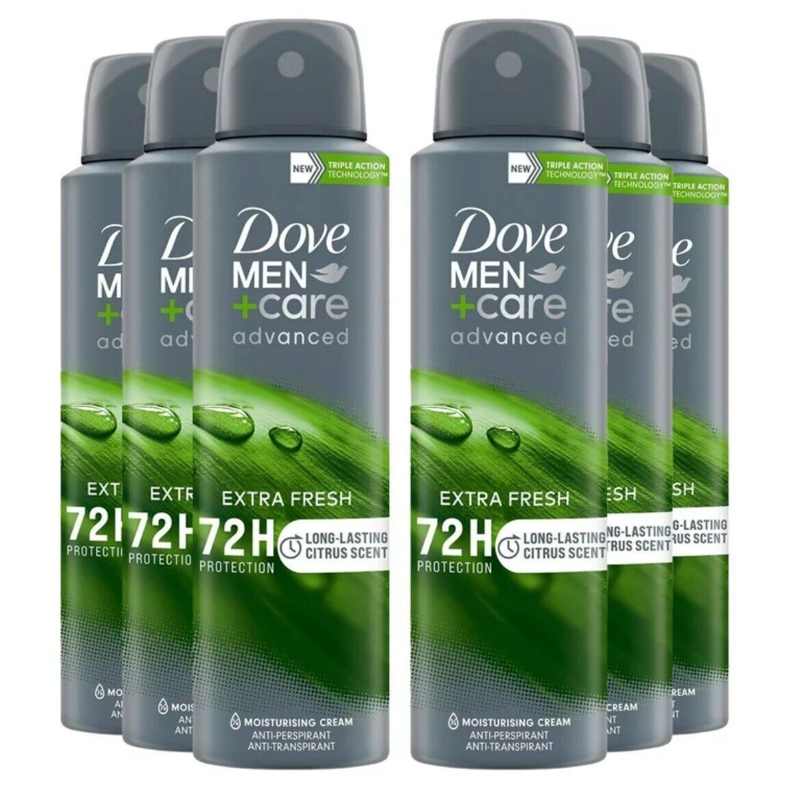 DOVE MEN DEO SPRAY 150 ML X12 - EXTRA FRESH
